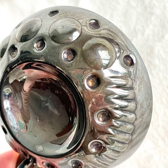 Vintage French Silver Plated Wine Tasting Cup | Sommelier Tastevin - Picture 13 of 16